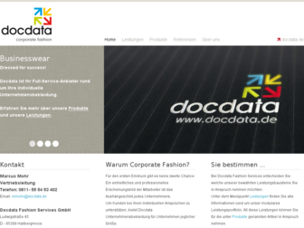 docdata-corporatefashion.de website preview