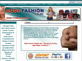 body-fashion.de website preview