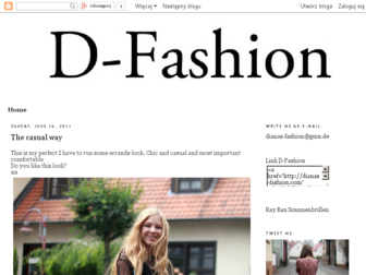 dianas-fashion.blogspot.com website preview