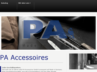 pa-accessoires.de website preview
