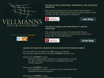 vellmanns.de website preview