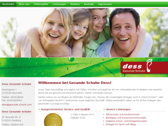dess.gesunde-schuhe.com website preview
