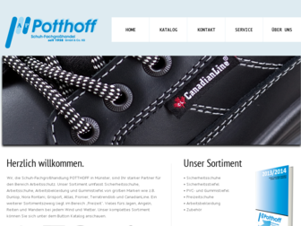 potthoff-schuhe.de website preview