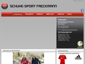 schuhe-sport-freckmann.de website preview