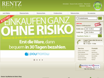rentz-shop.de website preview