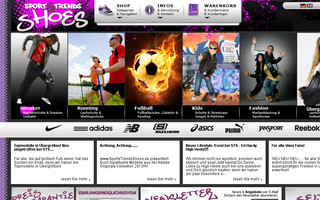 sportstrendsshoes.de website preview