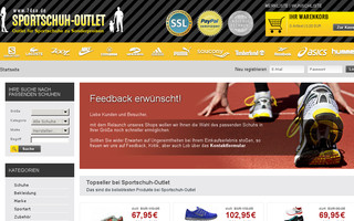 sportschuh-outlet.de website preview
