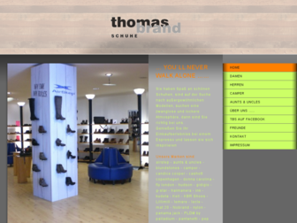 thomas-brand-schuhe.de website preview
