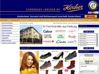 schuhhaus-kocher.de website preview