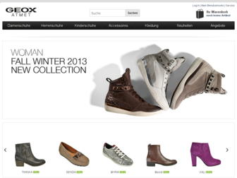 geox-shop.de website preview