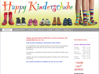 happy-kinderschuhe.de website preview
