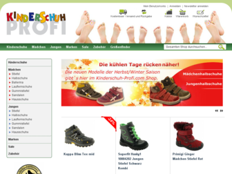kinderschuh-profi.com website preview
