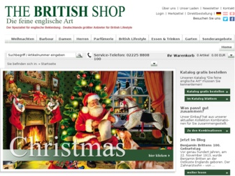 the-british-shop.de website preview