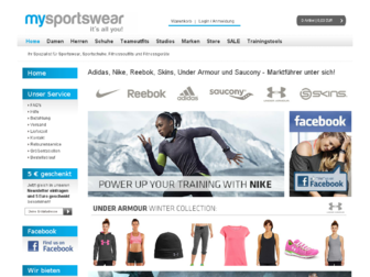 my-sportswear.de website preview