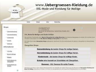 uebergroessen-kleidung.de website preview