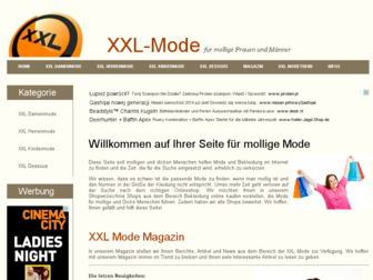 mollige-xxl-mode.de website preview