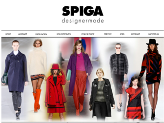 spiga-mode.de website preview