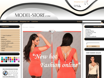 model-store.com website preview