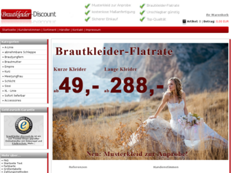 brautkleider-discount.de website preview