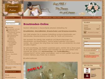 brautmode-online.de website preview