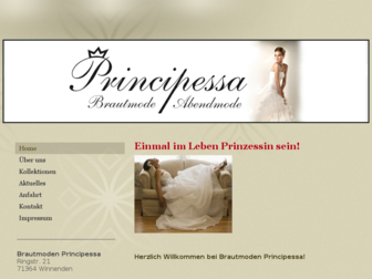 brautmoden-principessa.de website preview