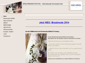 brautmoden-woelfel.de website preview