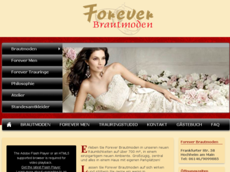forever-brautmoden.de website preview
