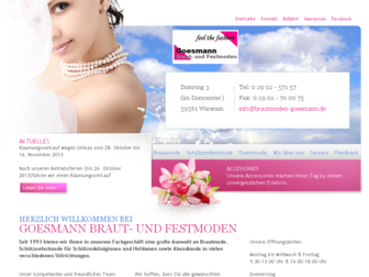 brautmoden-goesmann.de website preview
