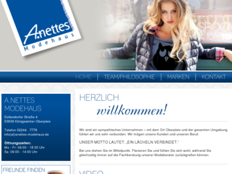 anettes-modehaus.de website preview