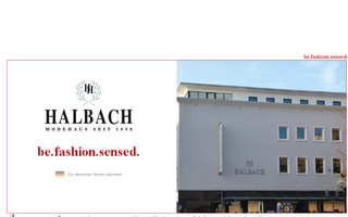 halbach-modehaus.de website preview