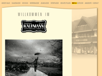 mode-kaufmann.de website preview