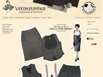 vecona-vintage.com website preview