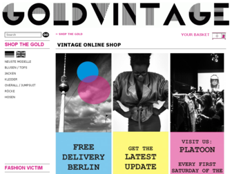gold-vintage-shop.com website preview