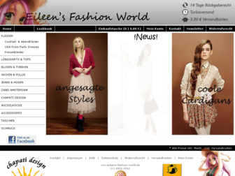 eileens-fashion-world.com website preview