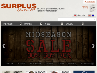 surplus.de website preview