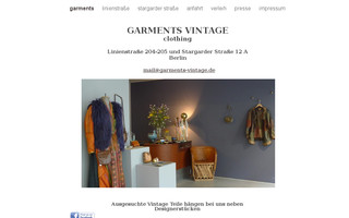 garments-vintage.de website preview