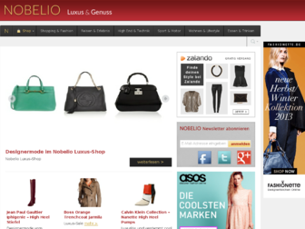 nobelio.de website preview