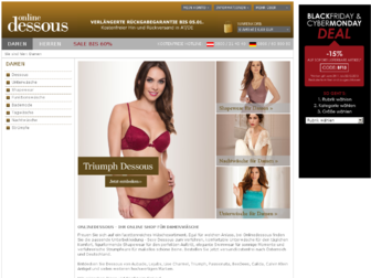 onlinedessous.at website preview