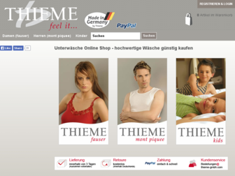thieme-feel.it website preview