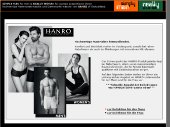 hanro.basics-store.de website preview