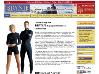 brynje-shop.com website preview