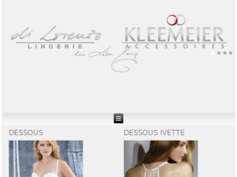 dilorenzo-lingerie.com website preview