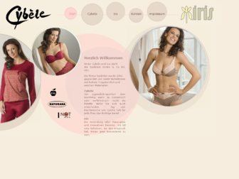 cybele-lingerie.de website preview