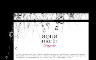 aquamarin-lingerie.de website preview