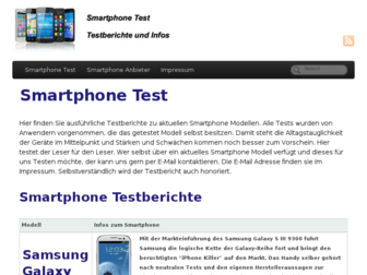 smartphonetest.net website preview