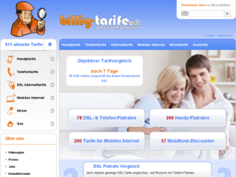 billig-tarife.de website preview