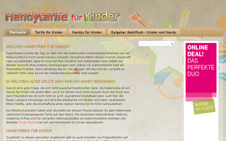 handytarife-kinder.de website preview