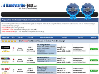 handytarife-test.net website preview