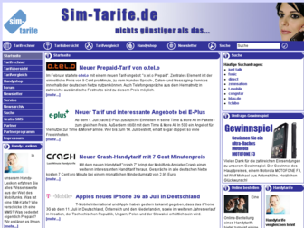 sim-tarife.de website preview