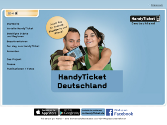 handyticket.de website preview